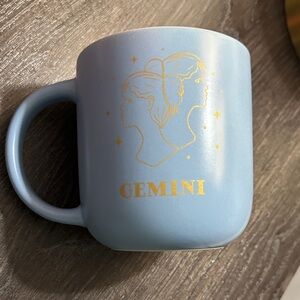 Gemini Zodiac Blue Mug